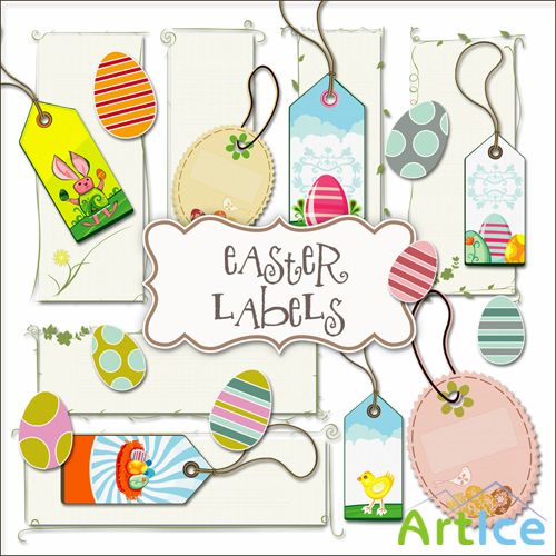 Scrap-kit - Easter Labels #2
