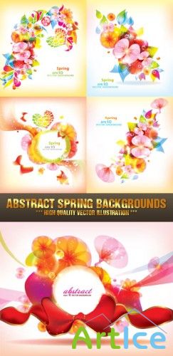 Stock Vector - Abstract Spring Backgrounds |   