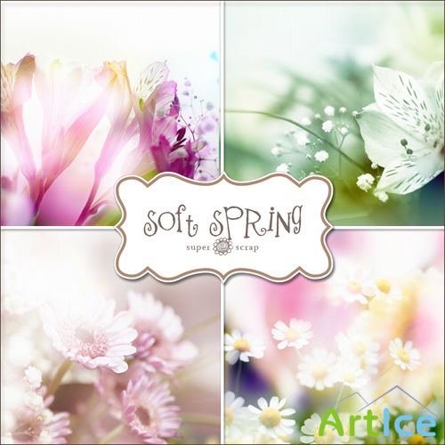 Textures - Soft Spring Backgrounds #3