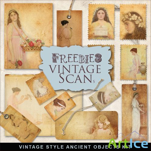 Scrap-kit - Vintage Style Ancient Objacts