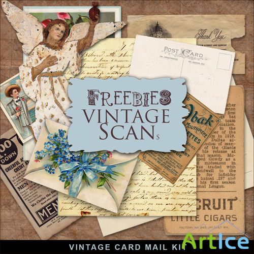 Scrap-kit - Vintage Card Mail