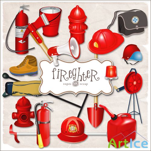 Scrap-kit - Firefighter