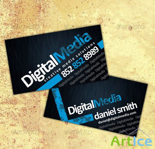 Digital Media Business Card  GraphicRiver
