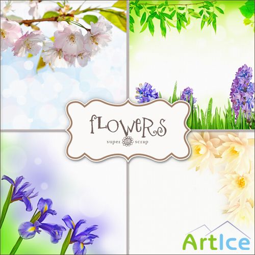 Textures - Flowers Backgrounds #26