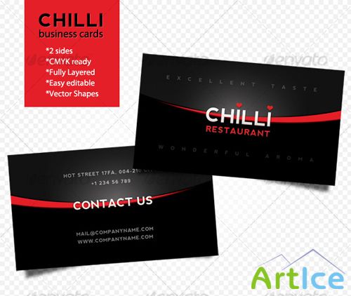 Chilli business cards - GraphicRiver
