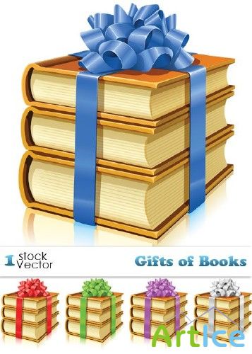 Stock vector - Gifts of Books |  