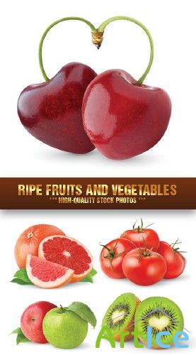 Stock Photo - Ripe Fruits and Vegetables |    
