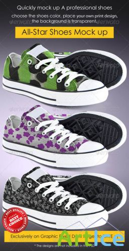 All-Star Shoes Mock-up - GraphicRiver
