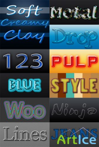 New style pack for photoshop