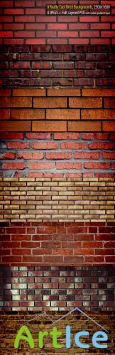 Exclusive Brick Backgrounds Pack - GraphicRiver
