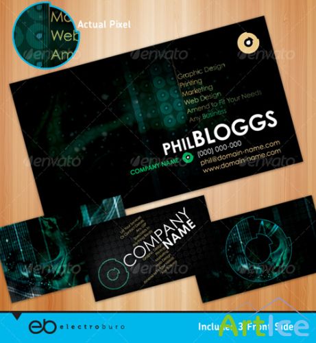Dark Generic Business Card  GraphicRiver