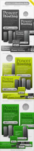 Power Hosting Ads - GraphicRiver