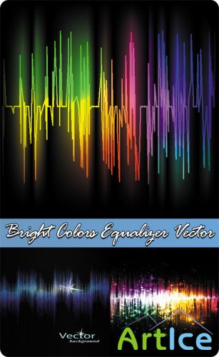 Bright Colors Equalizer Vector