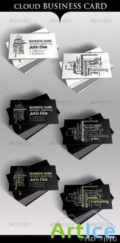 Cloud Business Card  GraphicRiver