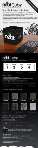 neat Cube Business Card - 8 Backgrounds - GraphicRiver
