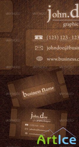 Wood Business Card - GraphicRiver