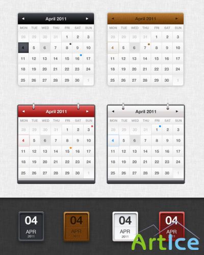 MediaLoot Clean Calendar & Date Pickers RETAIL