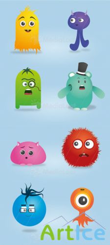 MediaLoot Cute Vector Monsters RETAIL