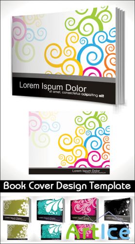 Book Cover Design Template - Stock Vectors