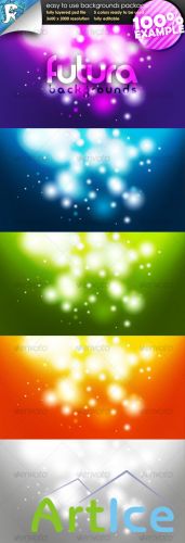 Futura Glow - Easy to use Backgrounds - GraphicRiver