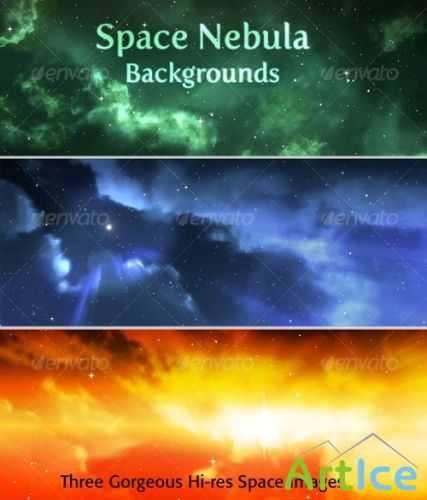 Space Nebula Background  GraphicRiver