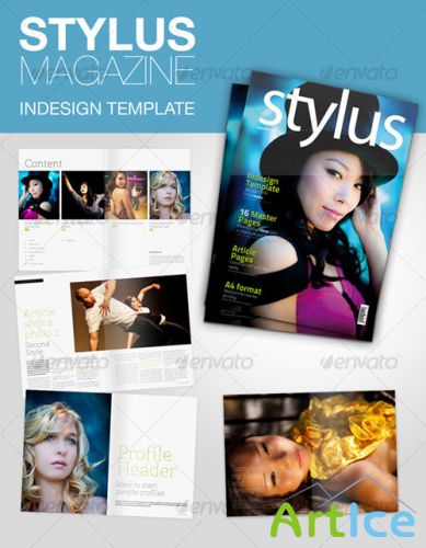 Stylus Indesign Magazine - GraphicRiver