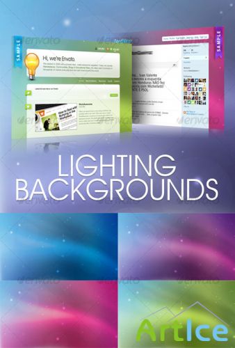 Lighting backgrounds - GraphicRiver