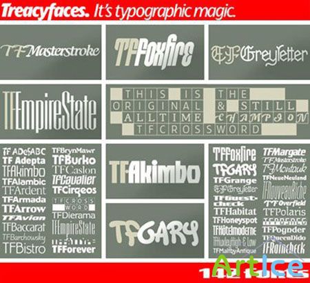TreacyFaces Headliners Fonts