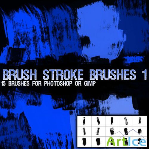 Strokes Brush Pack for Photoshop or Gimp (Part 1)