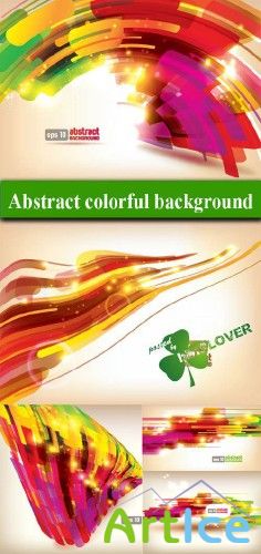 Abstract colorful motion background |   