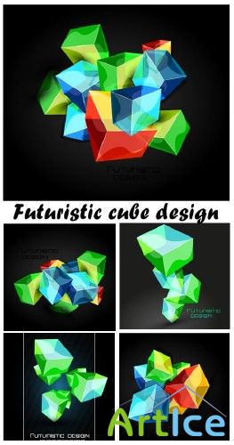 Futuristic cube design |   