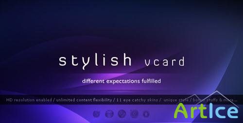 ThemeForest - Stylish Vcard - 11 Modern Skins (With Fixed Portfolio & Working Twitter Feed) - Rip