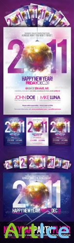 GraphicRiver  Happy New Year Party Flyer