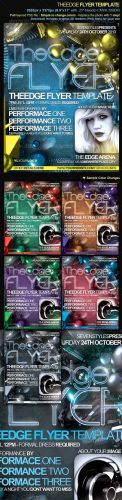 Theedge flyer poster template - GraphicRiver