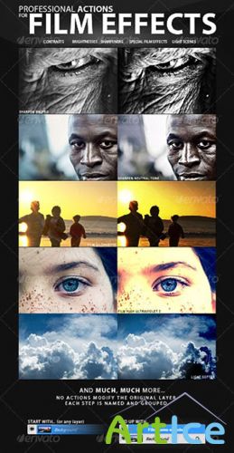 Professional actions for film effects - GraphicRiver