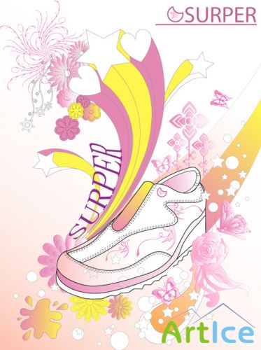 Womens Shoes Vector