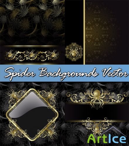 Spider Backgrounds Vector