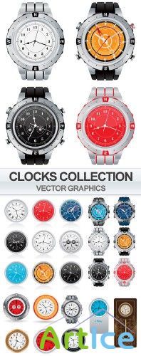 Clocks in vector |   