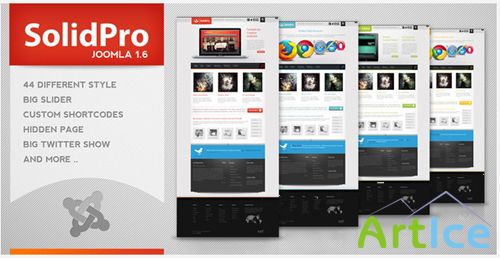 ThemeForest - Solid Pro - Creative Joomla 1.6 Theme