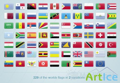 Medialoot - 220+ World Flag Icons