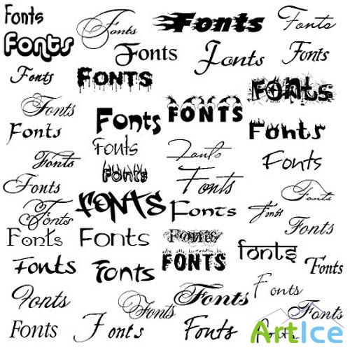 Over 1000 free fonts