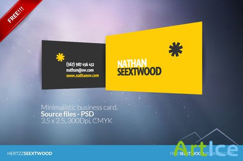 Seextwood Business Card Template