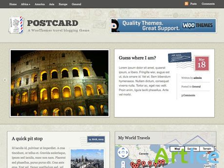 Woothemes Postcard v1.7.1 for WordPress 3.x