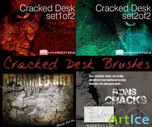 Cracked Desk Brushes for Photoshop