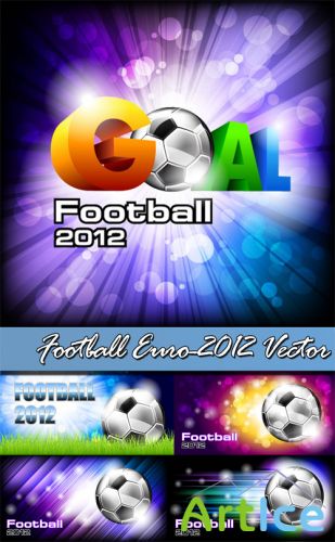 Football Euro-2012 Vector