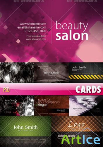 PSD Template - Business cards pack