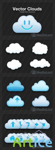 MediaLoot  - Vector Cloud Icons