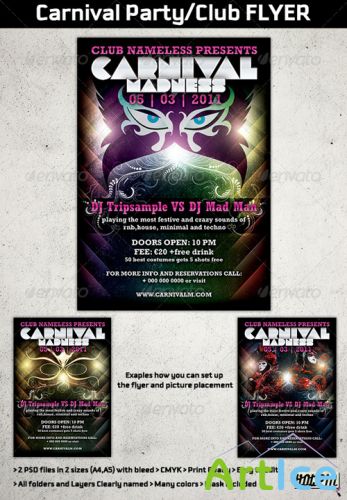 GraphicRiver - Carnival Party/Club Flyer Templates