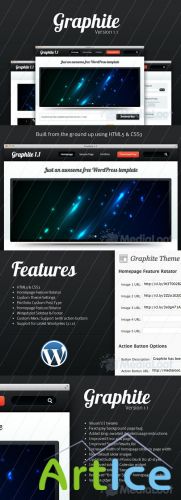 MediaLoot Graphite Wordpress Template 1.1