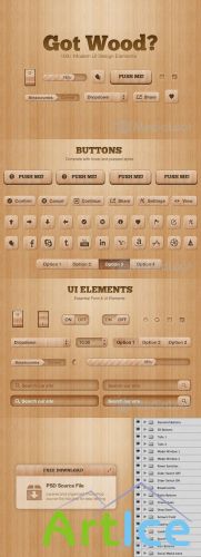 MediaLoot - Got Wood - UI Design Elements